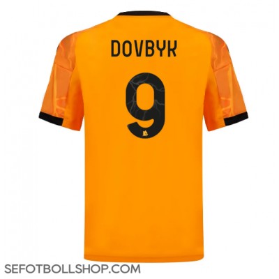 Billiga AS Roma Artem Dovbyk #9 Borta fotbollskläder 2025-26 Kortärmad Billiga AS Roma Artem Dovbyk #9 Borta fotbollskläder 2025-26 Kortärmad